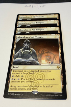 Magic the Gathering MTG Abandoned Air Temple x4 Rare Cards NM/M Avatar - Image 1
