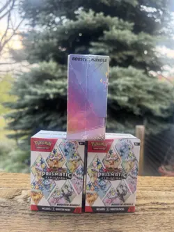 Prismatic Evolutions 3 Factory Sealed Booster Bundles Pokemon Trading Card Game - Image 2