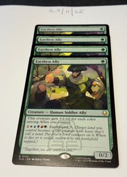 Magic the Gathering MTG Earthen Ally x4 Rare Cards NM/M Avatar - Image 1