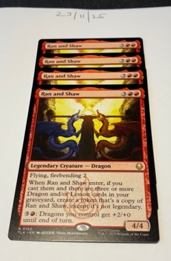 Magic the Gathering MTG Ran and Shaw x4 Rare Cards NM/M Avatar - Image 1