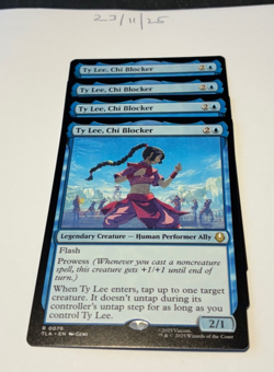 Magic the Gathering MTG Ty Lee, Chi Blocker x4 Rare Cards NM/M Avatar - Image 1