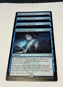 Magic the Gathering MTG Spirit Water Revival x4 Rare Cards NM/M Avatar - Image 1