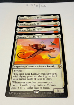 Magic the Gathering MTG Momo, Friendly Flier x4 Rare Cards NM/M Avatar - Image 1