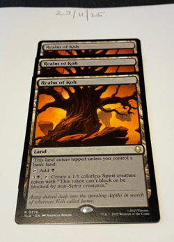 Magic the Gathering MTG Realm of Koh x3 Rare Cards NM/M Avatar - Image 1