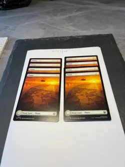Magic the Gathering MTG Plains Full Art x8 Land Cards NM/M Avatar - Image 1
