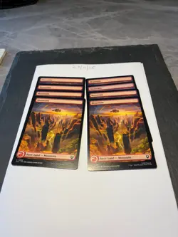 Magic the Gathering MTG Mountain Full Art x8 Land Cards NM/M Avatar - Image 1