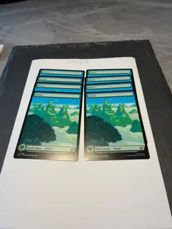 Magic the Gathering MTG Forest Full Art x8 Land Cards NM/M Avatar - Image 1