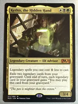 MTG / Kethis, the Hidden Hand / M20 / #211 / Regular / Mythic / NM - Image 1