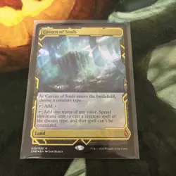 MTG Cavern of Souls Zendikar Rising Expeditions 022/030 Foil Mythic - Image 1