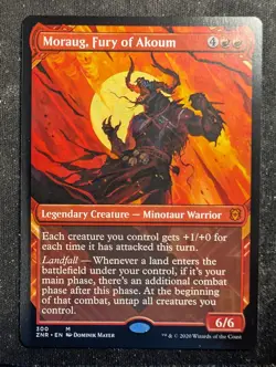 Moraug, Fury of Akoum - Showcase - Zendikar Rising (MTG) - Image 1