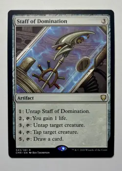 Staff Of Domination Commander Legends #343 NM MTG - Image 1
