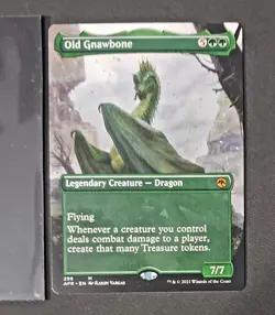 Old Gnawbone Borderless Regular Card NM Adventures In The Forgotten Realms MTG - Image 1