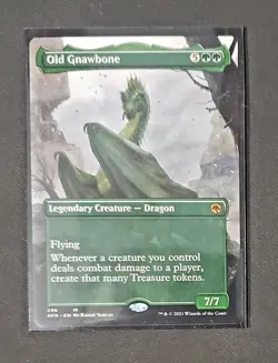 Old Gnawbone Borderless Regular Card NM Adventures In The Forgotten Realms MTG - Image 3