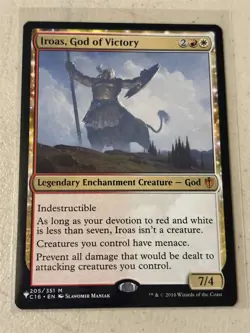 mtg indestructible Iroas God of Victory, the List, mythic rare, unplayed - Image 1