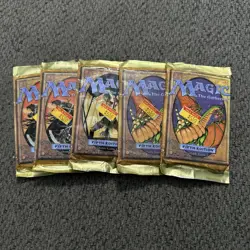 5 5th Edition Sealed Booster Packs Mtg Magic English Fresh from Box - Image 1