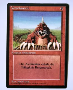 ►VERSCHANZEN ►FOREIGN LIMITED 1994 ►NM ►ROT ►MAGIC THE GATHERING ►MTG - Image 1
