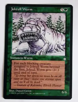 ►JOHTULL WURM ►ICE AGE 1995 EISZEIT ►NM ►GREEN ►MAGIC THE GATHERING ►MTG - Image 1