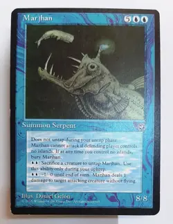 ►MARJHAN ►HOMELANDS 1995 ►NM ►BLUE RARE ►MAGIC THE GATHERING MTG ►HEIMATLANDER - Image 1