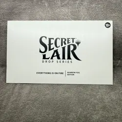 EVERYTHING IS ON FIRE - Secret Lair Drop Series (SLD) Rainbow Foil Edition NEW - Image 1