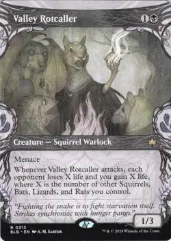 MTG Valley Rotcaller (Showcase) (313) | NM | Bloomburrow {BLB} - Image 1