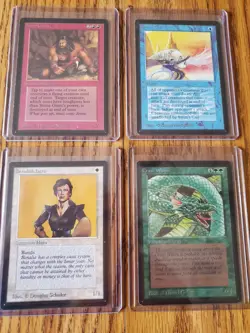 MAGIC THE GATHERING Lot of Four (4) BETA Cards Very Nice Condition READ - Image 1