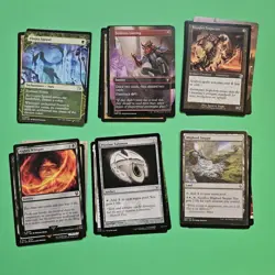 42 Card Lot Of Magic The Gathering MTG Rares Full Art Final Fantasy Commander - Image 5