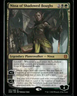 Zendikar Rising #231 Nissa of Shadowed Boughs - Image 1