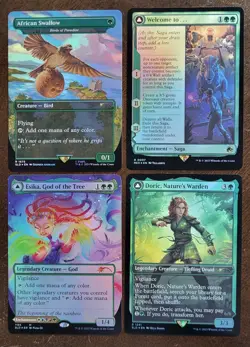 Green Spells Bundle Birds + Welcome To + Esika + Doric MTG Commander/EDH - Image 1