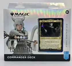 Sealed MTG Final Fantasy Scions & Spellcraft Collector's Edition Commander Deck - Image 1