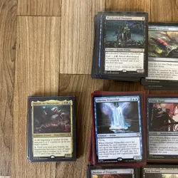 Magic The Gathering MTG Card Lot 300 In Sleeves.Mostly from Commander Decks READ - Image 2