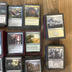 Magic The Gathering MTG Card Lot 300 In Sleeves.Mostly from Commander Decks READ - Image 4