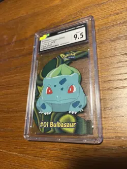Bulbasaur Topps Pokemon Clear Card #PC2 2000 Cgc 9.5 L@@k! Read! - Image 1
