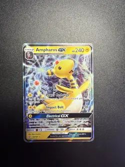 Pokemon TCG Ampharos GX 43/181 Team Up Edition Holo Ultra Rare NM Near Mint - Image 1