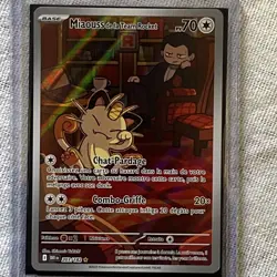 CARTE POKEMON MIAOUSS DE LA TEAM ROCKET 203/182 RIVALITES DESTINEES EV10 FR - Image 1