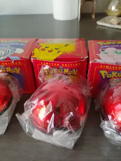 1999 Burger King Pokemon 23K Gold Plated Cards with Balls Sealed Partial Set 4/6 - Image 4