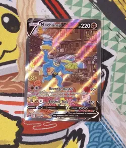 Machamp v Alternate Art Astral Radiance Card 172/189 Near Mint Condition Pokemon - Image 1