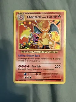 Pokemon TCG Charizard XY Evolutions Holo Rare Card 11/108 LP Condition - Image 1