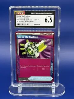 Scoop Up Cyclone Pokemon (2025) Prismatic Evolutions - 128/131 ACE SPEC Rare - Image 1