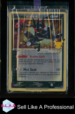 GRENINJA-GOLD STAR POKEMON 144 2021 SWSH BLACK STAR PROMO CELEB. HOLO JAPANESE - Image 1