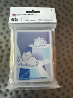 Pokemon Center Original Card Game Sleeve Snom 65 sleeves 2021 BRAND NEW OFFICIAL - Image 1