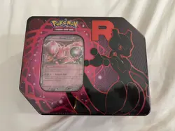 Pokemon TCG Team Rocket MewTwo EX Tin Destined Rivals - Image 1