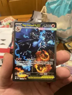 Mega Charizard x Ex 125/094 SR Full Art Pokemon Card English Mint Condition - Image 1