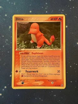 2006 Pokemon DITTO (Charmander) NON HOLO 61/113 Ex Delta Species Excellent Rare - Image 1