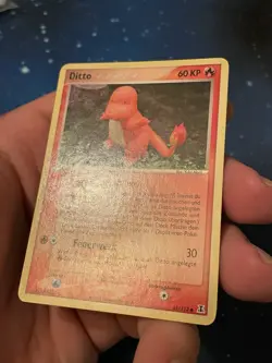 2006 Pokemon DITTO (Charmander) NON HOLO 61/113 Ex Delta Species Excellent Rare - Image 3