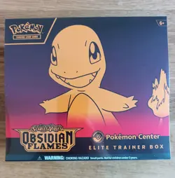 Pokemon Center Exclusive Obsidian Flames ETB Elite Trainer Box Factory Sealed - Image 1