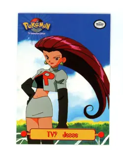 Pokemon Card - Jesse TV9 - TV Animation Edition - Topps Series 1 - Image 1