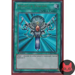 Yugioh Monster Reborn LCJW-EN060 Ultra Rare 1st Edition MP - Image 1