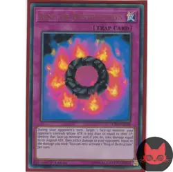 Yugioh Ring of Destruction LCKC-EN050 Ultra Rare 1st Edition NM - Image 1