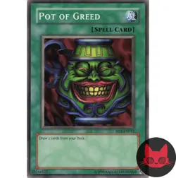 Yugioh Pot of Greed SD1-EN015 Common LP - Image 1