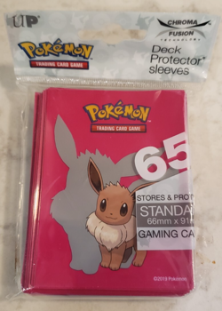 Pokemon Eevee Pink Card Sleeves Ultra Pro 65-ct Exclusive LIMITED EDITION 2019 - Image 1